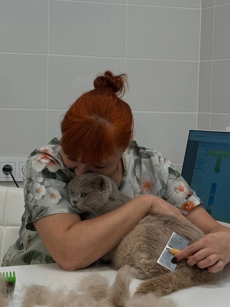 В нашей ветеринарной клинике всегда царит атмосфера заботы и любви!
